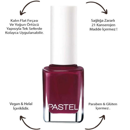 Pastel Nail Polish 79 Long-Wear High Shine 13ml