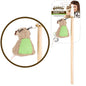 Pawise Nature First Cat Wand Toy with Mouse, 35.5 cm