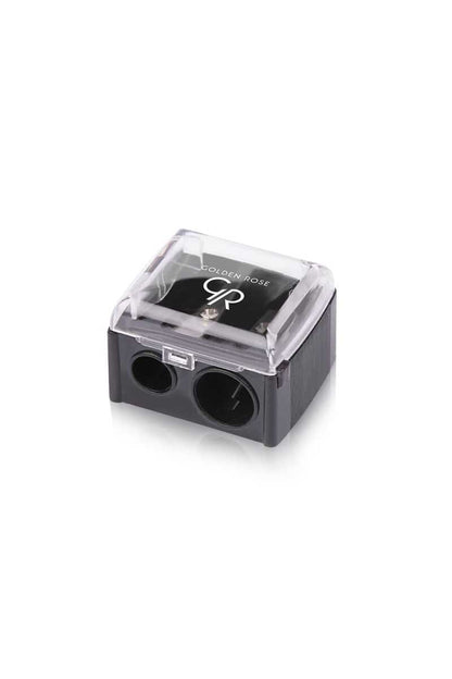Golden Rose Dual Pencil Sharpener for Precise Makeup Tips