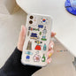 Cartoon City Symbol iPhone Case
