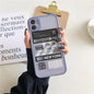 Shockproof Travel Label iPhone Case