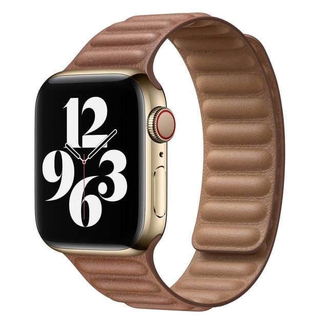 Leather Link Apple Watch Bands
