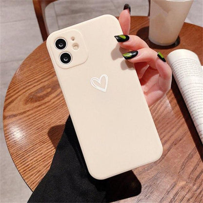 Shockproof Soft Love Heart iPhone Case
