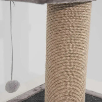 Lotus Pet Design Single Grey Cat Scratching Post 76cm
