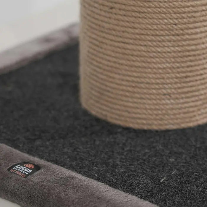 Lotus Pet Design Single Grey Cat Scratching Post 76cm