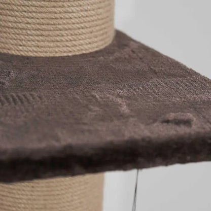 Lotus Pet Design Brown Single Cat Scratching Post 96cm