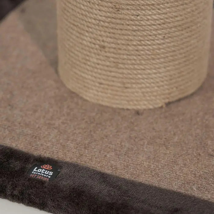 Lotus Pet Design Brown Single Cat Scratching Post 76cm