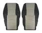 2009 2010 2011 2012 Dodge Ram Work Truck Replacement Vinyl Seat Covers 2-Tone Gray/Dark Gray: Choose your side